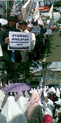 HTI Geruduk Pusat Perbelanjaan